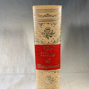 The Works of Guy de Maupassant | Black’s Readers Service 1965 Vintage Hardcover Book Short Fiction French Literature