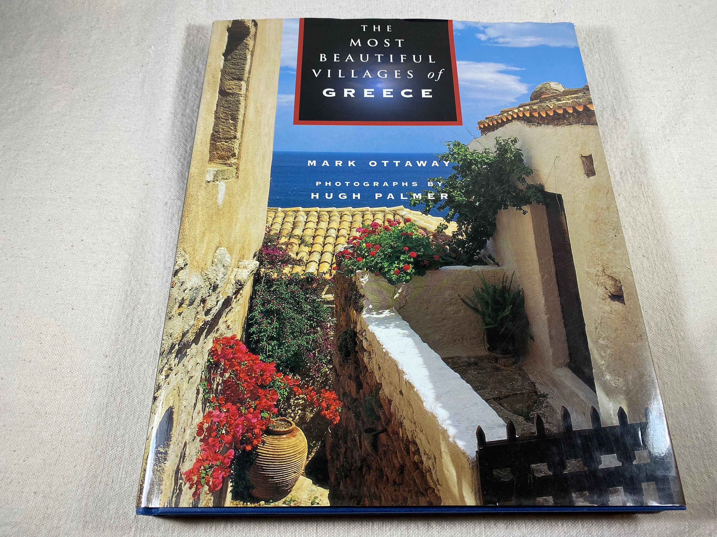 The Most Beautiful Villages of Greece by Mark Ottaway Photos Hugh Palmer  Vintage Mediterranean Photography Coffee Table Book -  India