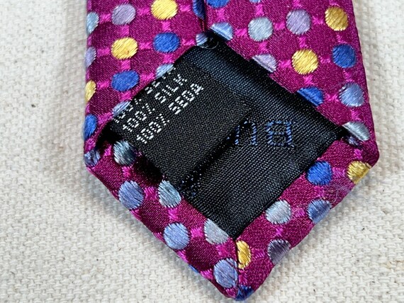 Bugatchi Uomo Italian Silk Necktie Iridescent Plu… - image 5