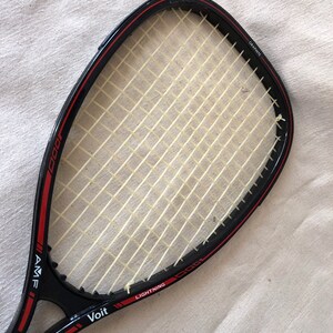 Vintage AMF Voit Lightning Racquetball Racquet W Cover | Sports Decor ...