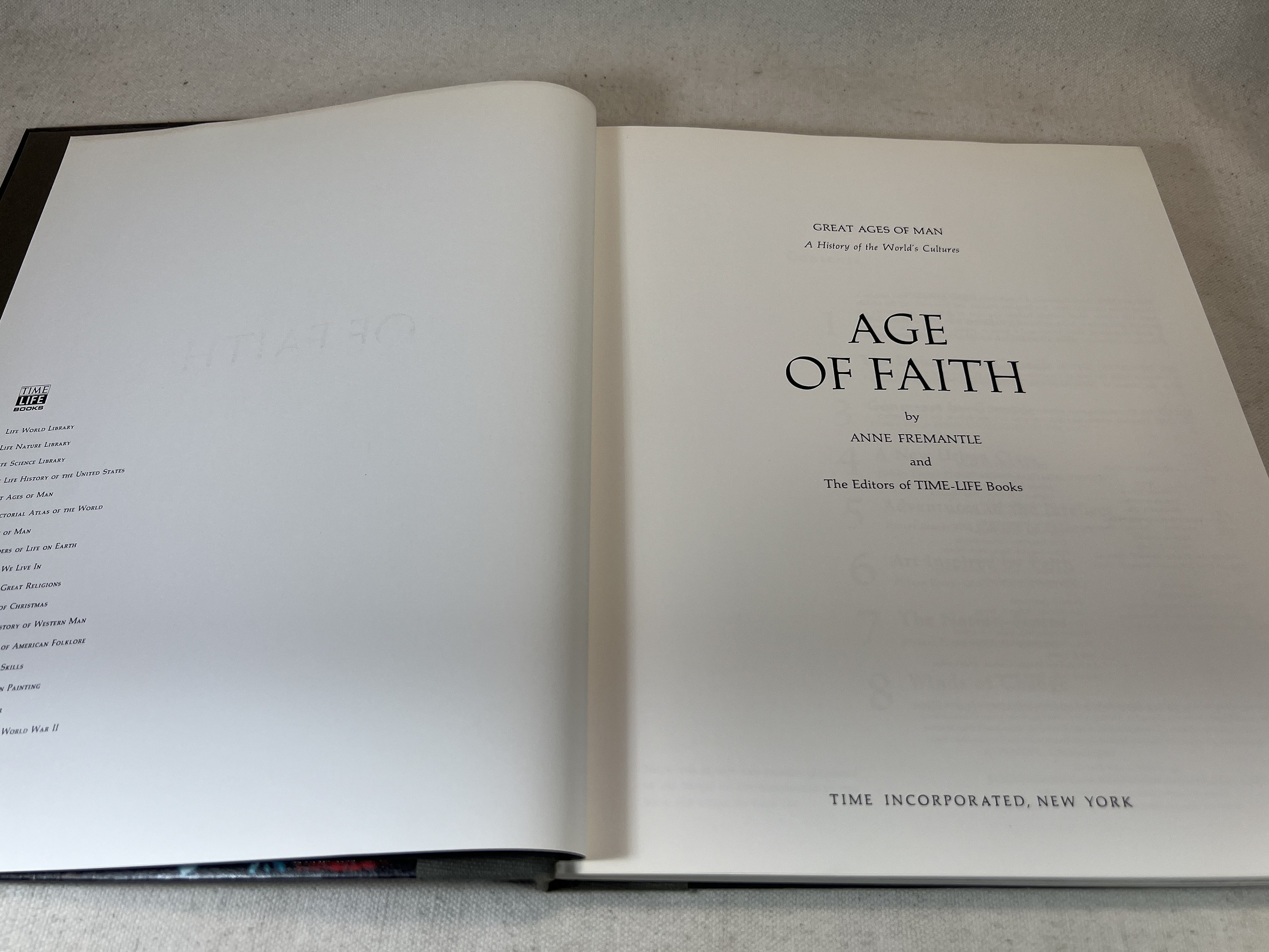 Age of Faith by Anne Fremantle | Time-life Great Ages of Man