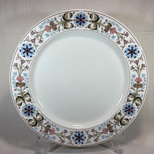 Discontinued Villeroy & Boch Château Dinner Plate Vitro-Porcelain 10 5/8” Replacement | Floral Flower Border | Made in Luxembourg