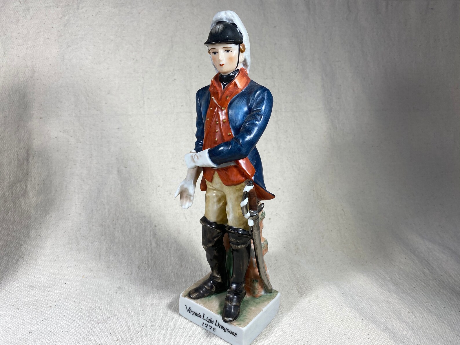 Vintage Revolutionary War Soldier Porcelain Figurines Andrea | Etsy