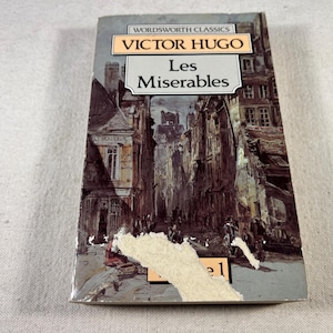Les Miserables Volume 1 by Victor Hugo | Wordsworth Paperback Edition | Vintage French Literature