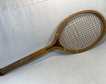Antique Surrey “#2 Special” Wood Tennis Racquet Racket Made in England