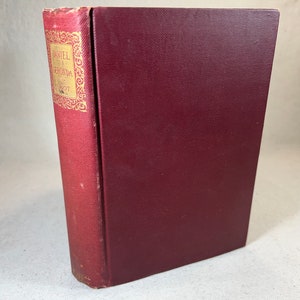 Daniel Deronda by George Eliot | National Book Company, New York 1890s | Gold on Red Antique Book English Fiction Novel Literature