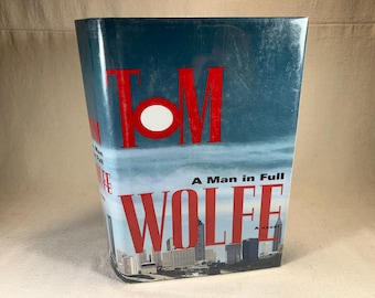 A Man in Full by Tom Wolfe | Vintage Hardcover Novel American Literature | First Trade Edition 1998