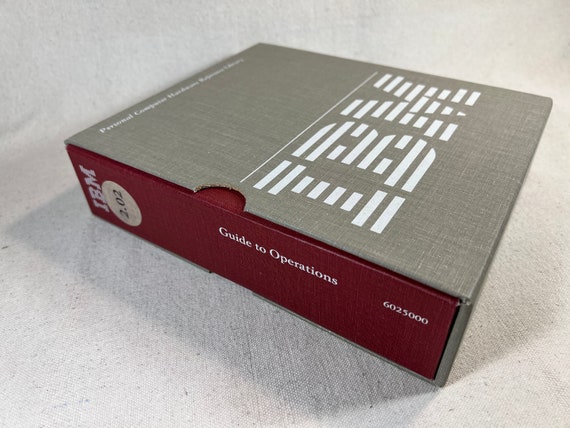 Vintage 1983 IBM Personal Computer Guide to Operations + NEC 3550