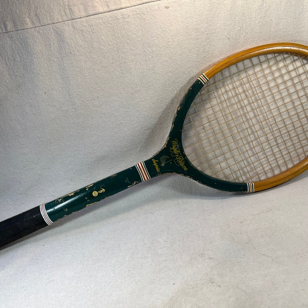 Vintage Wright & Ditson “Surprise” Model Wood Tennis Racquet Racket Sports Decor Bar Pub Man Cave Rec Room 1930s