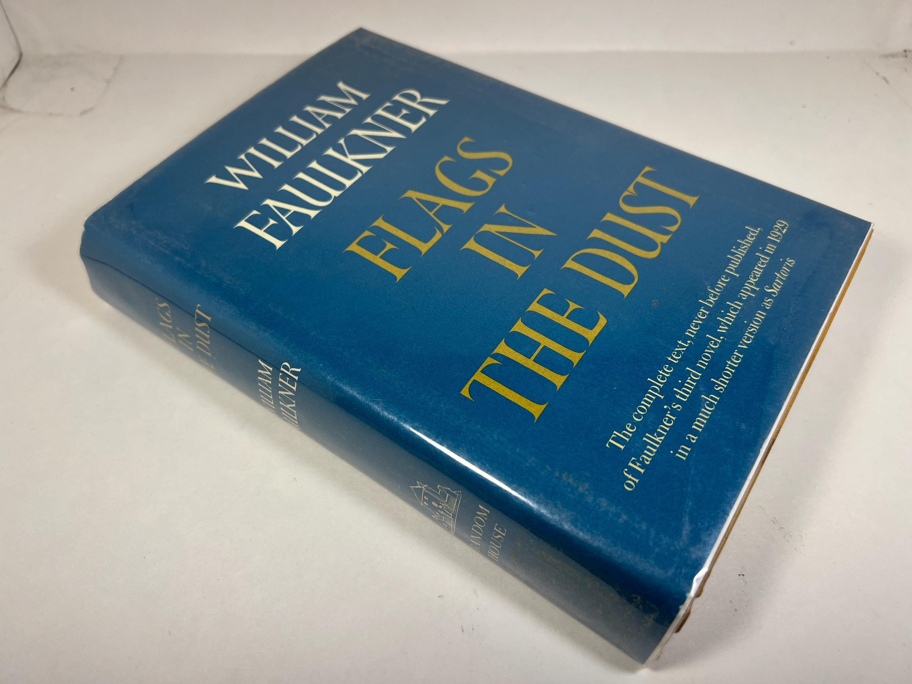 Flags in the Dust by William Faulkner | Vintage Hardcover Novel