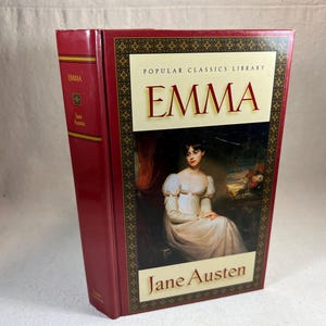 Emma by Jane Austen | Popular Classics Library | Vintage Hardcover Regency English Literature