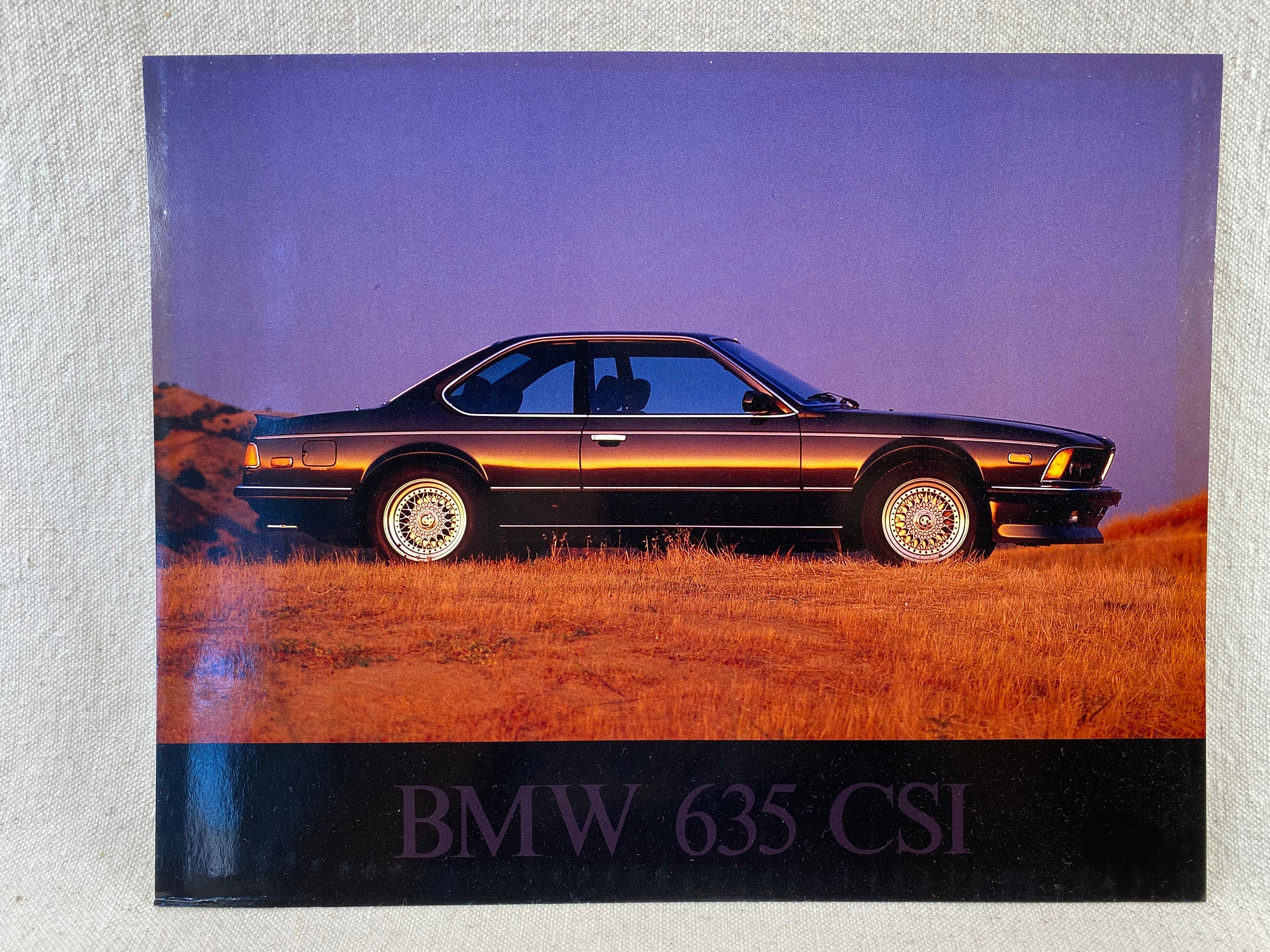 Vintage BMW 635csi 8x10 Color Photo Print By Bruce Wagner for Etsy 日本