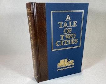 A Tale of Two Cities by Charles Dickens | Vintage Book | Reader’s Digest 1986 Hardcover Victorian English Literature | Illustrations by Phiz