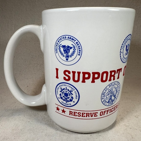 Vintage Reserve Officers Association of The United Slates Coffee Mug | US Military Marines Navy Army Air Force National Guard Coast Guard