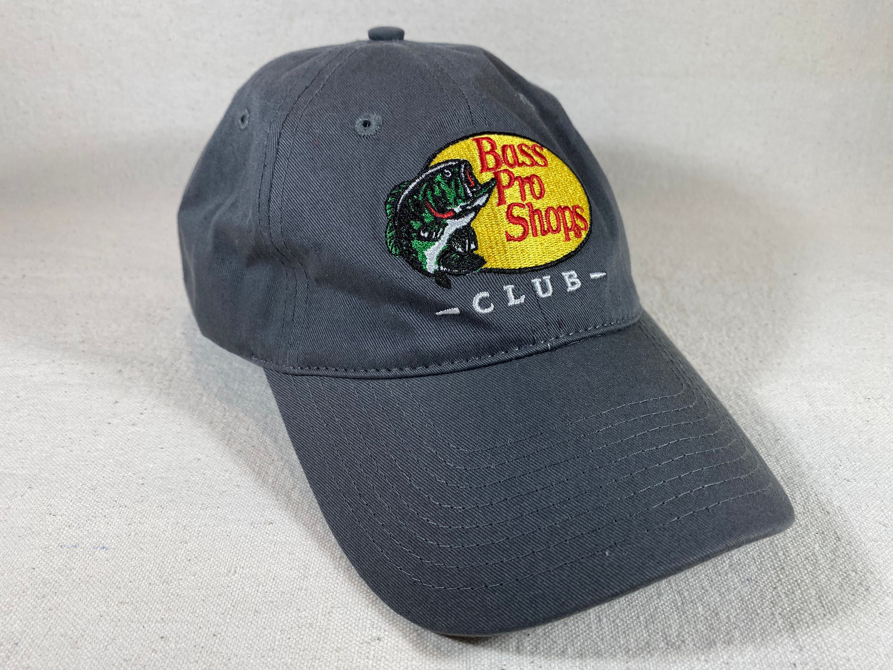 Bass Pro Shops Club Adjustable Cloth Embroidered Baseball Cap Hat