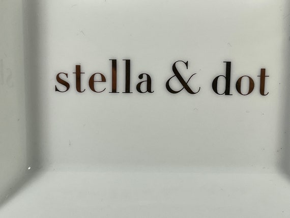Stella & Dot Rectangular Porcelain Jewelry/Vanity… - image 3