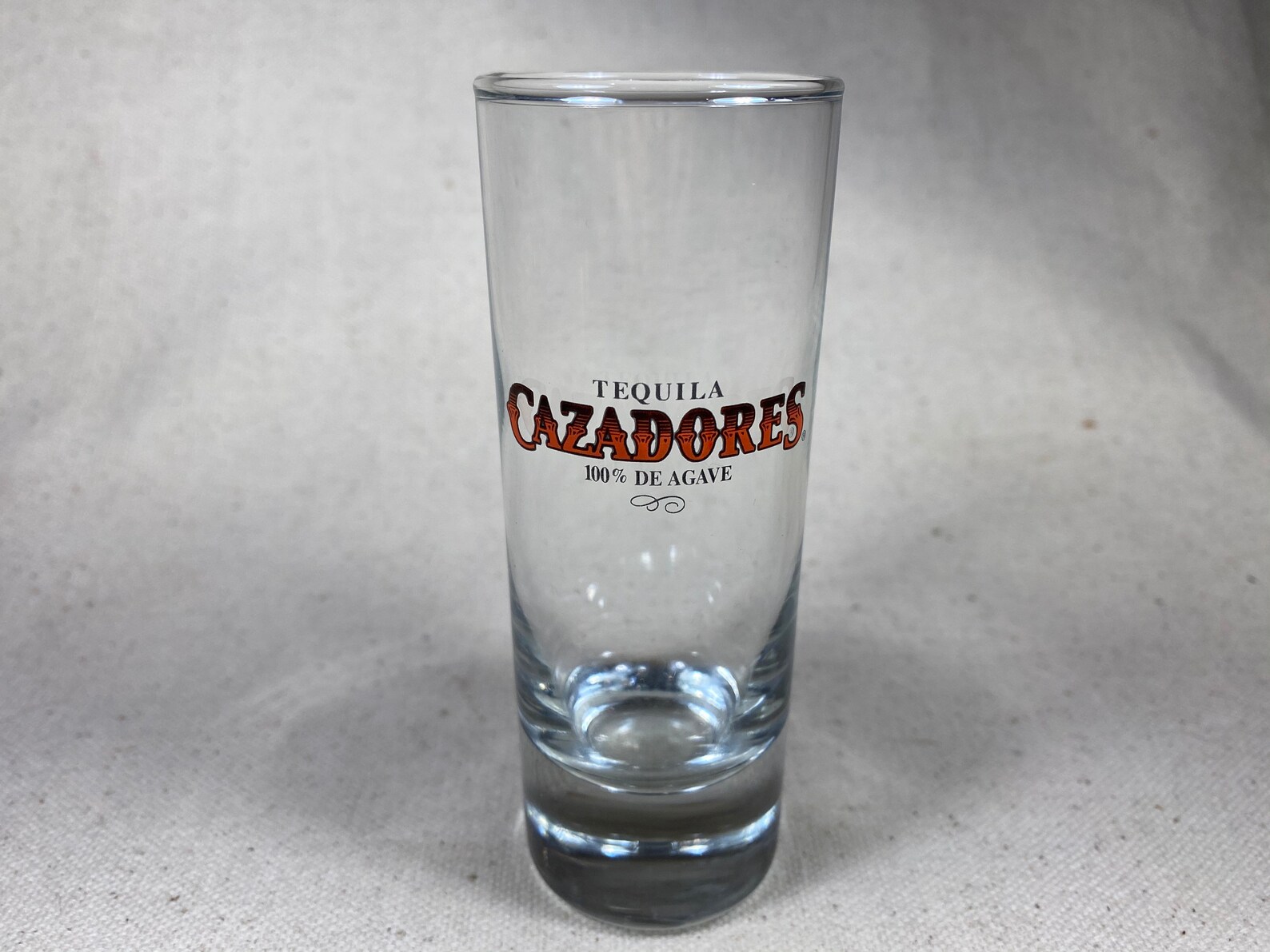 Vintage Tequila Cazadores Tall Shot Glass Mexico 100 Agave Etsy