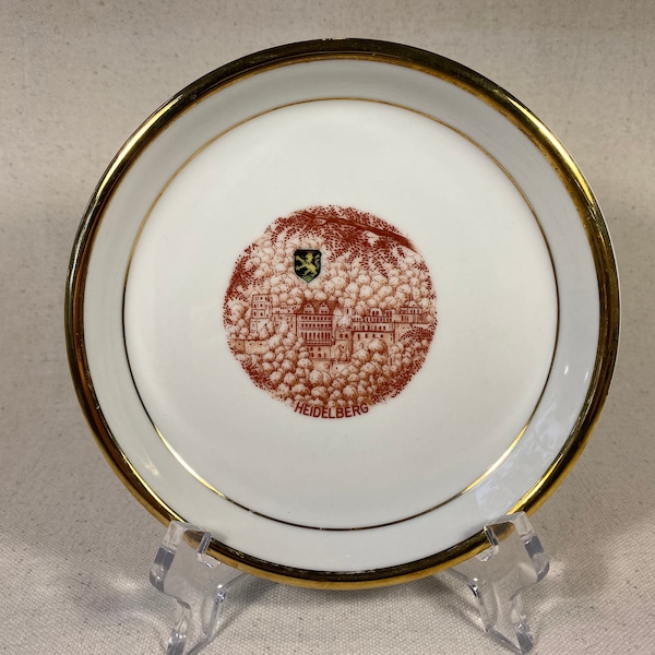 Gold Castle Plate Etsy UK