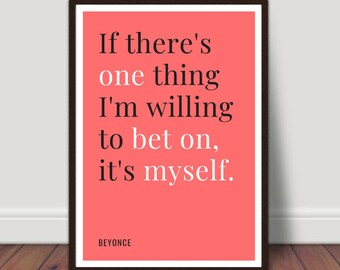 Beyonce Quotes Etsy