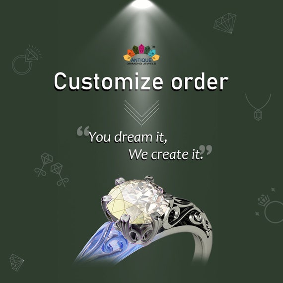 Octagon engagement shop ring setting