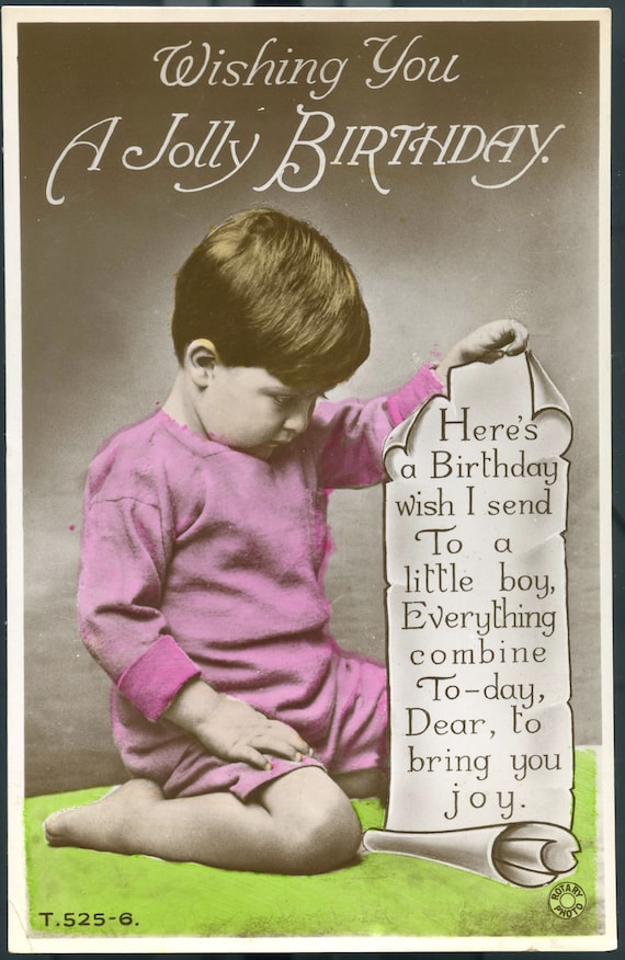 Rotary Photo Greetings Postcard Wishing You A Happy Etsy