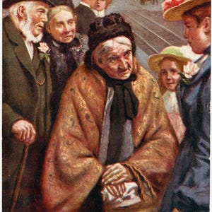 Carte postale « Oilette » de Tuck, série « La vie en ville » « Grandma's Outing », Cartes postales anciennes
