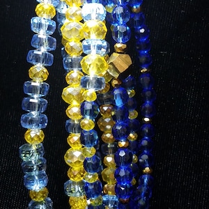 Blue and Yellow Fan Stack