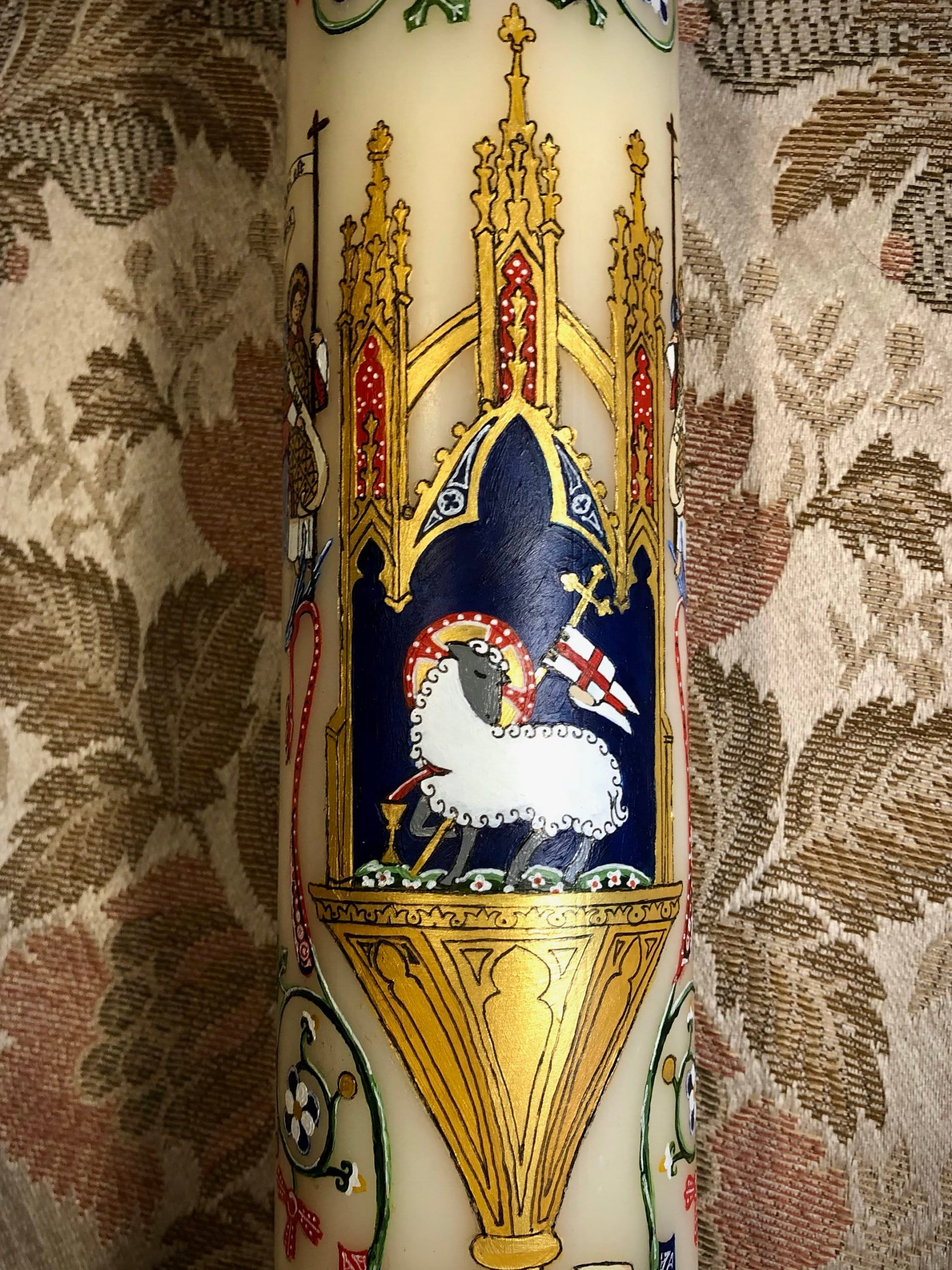 Glorious Paschal Candle Church Paschal Candle Etsy