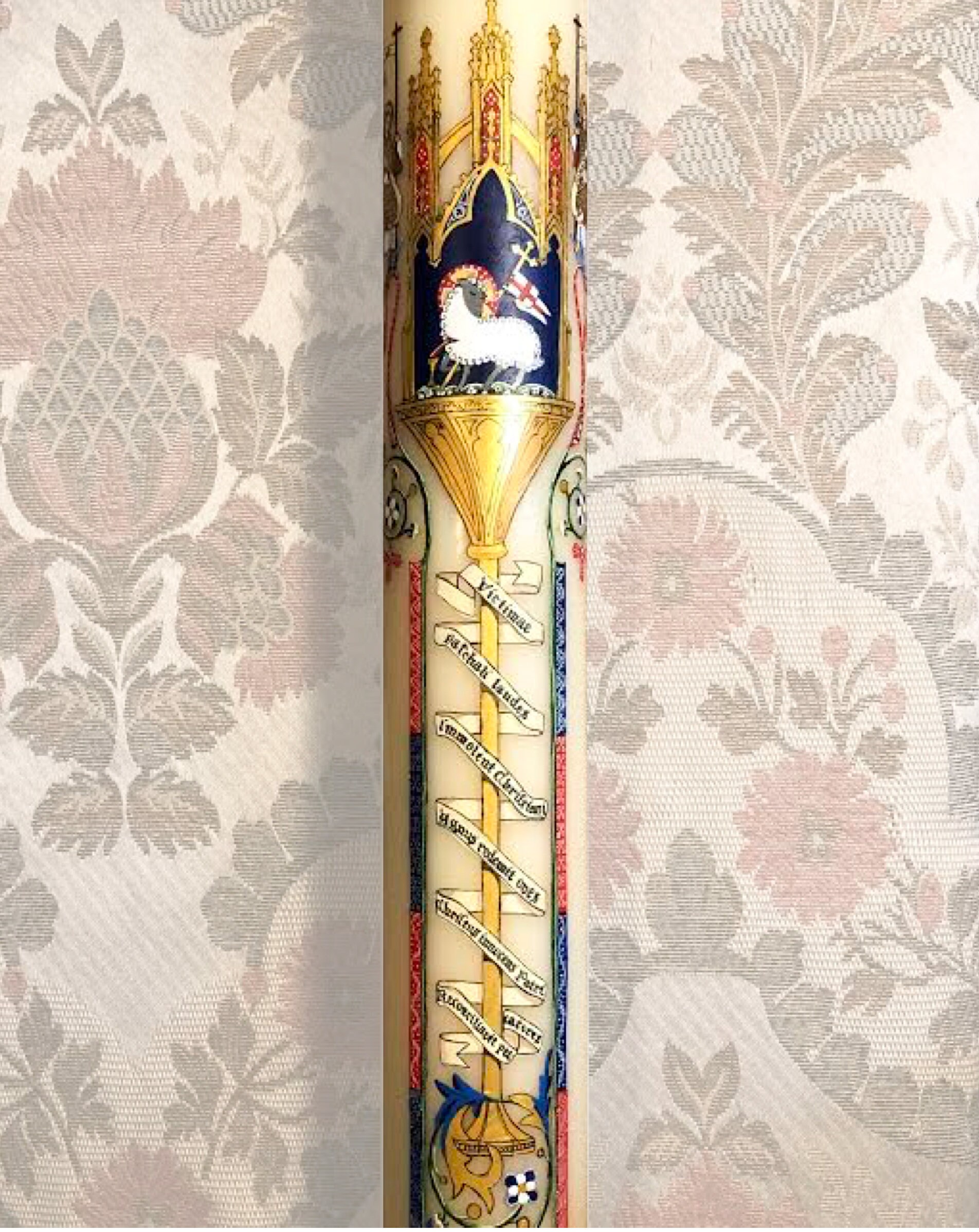 Glorious Paschal Candle Church Paschal Candle Etsy