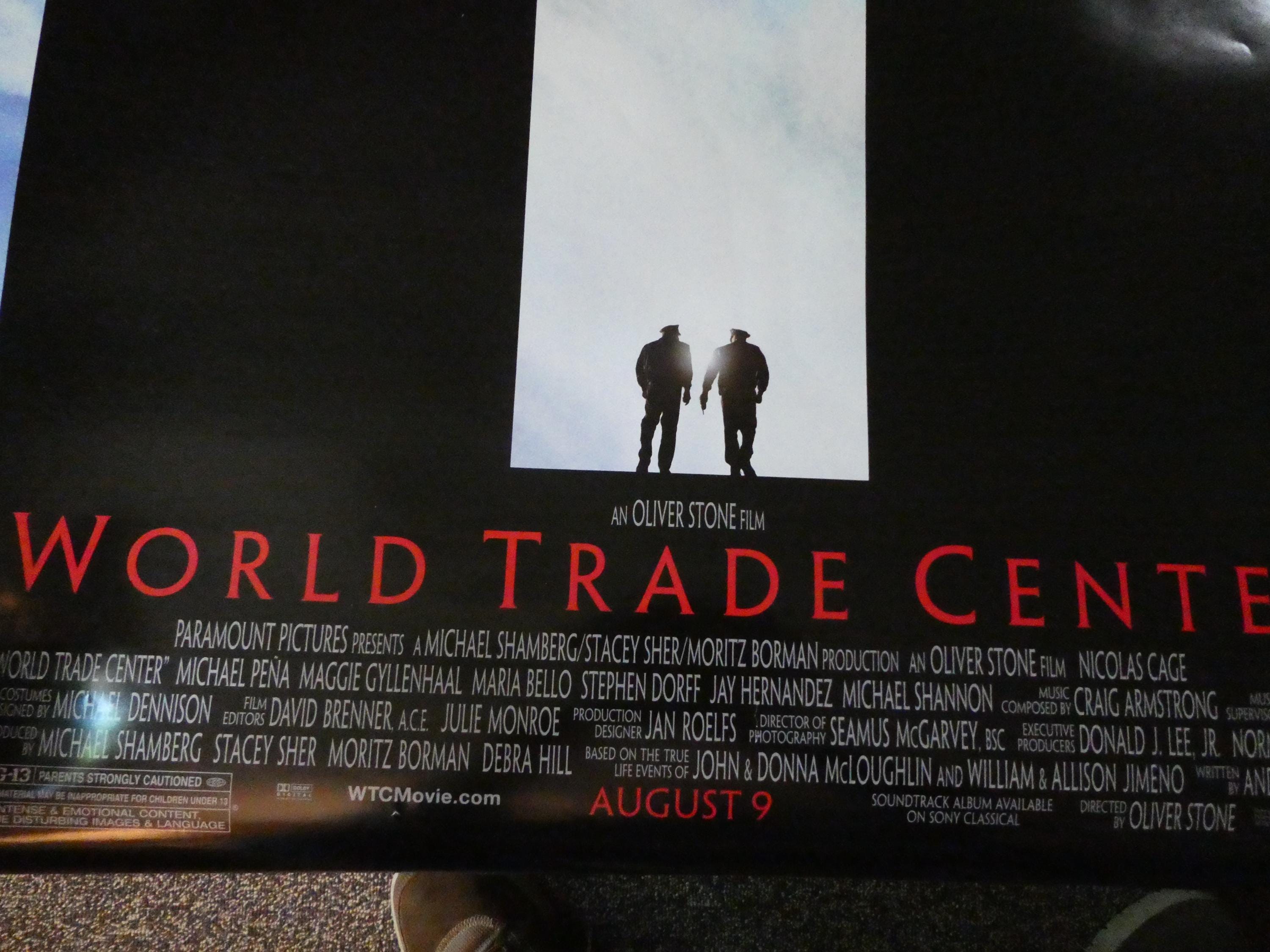 World Trade Center Official Dual Sided 27 X 40 Inch Movie Poster