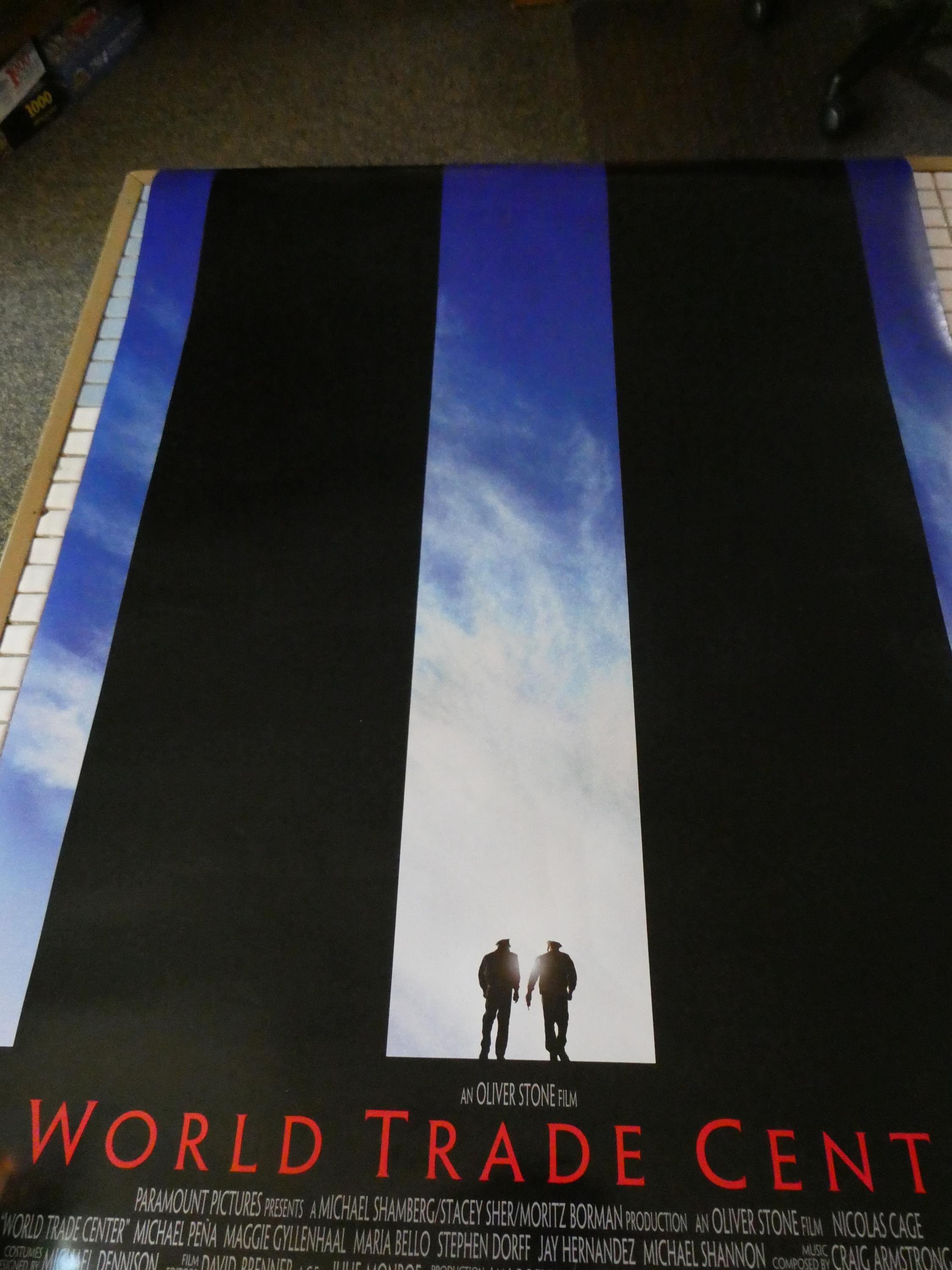 World Trade Center Official Dual Sided 27 X 40 Inch Movie Poster