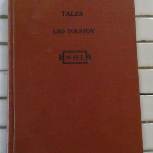 pub 1935 Autor Conde León Tolstoi National Home Library Foundation Tapa dura 254 páginas