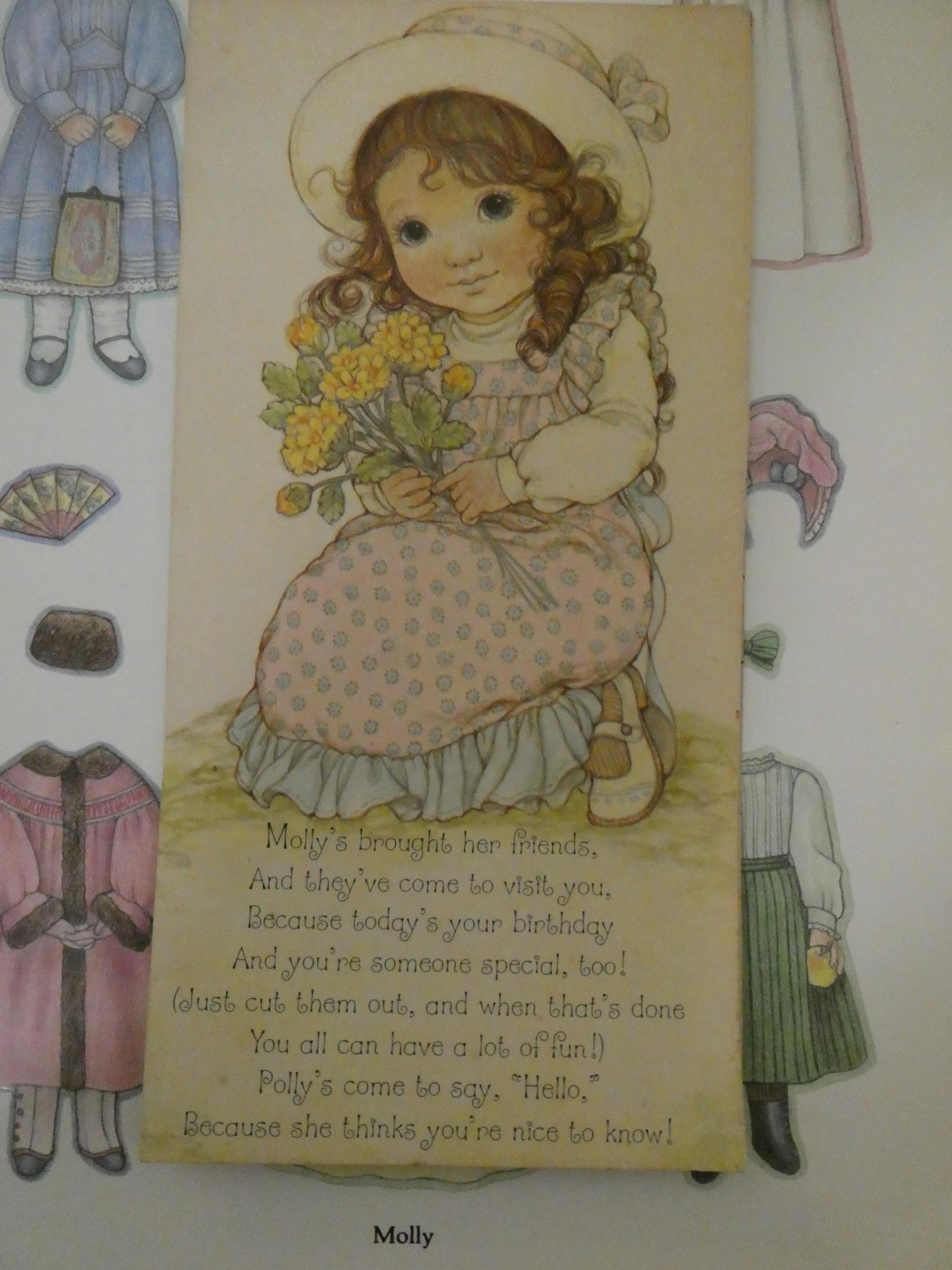 Four Victorian Girls Sticker Paper Dolls Softcover Published 1996