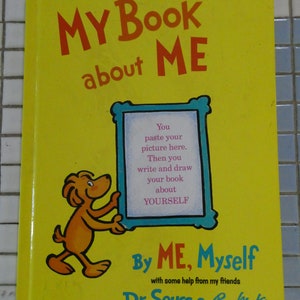 Mein Buch Über mich Von mir! Dr. Seuss und Roy McKie Hardcover 61 Seiten 107th Druck Dein Kind ist der Autor