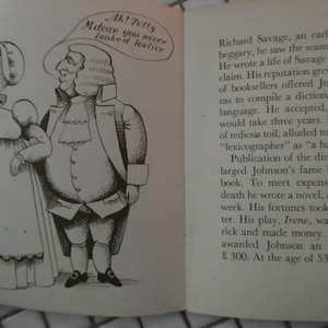 May include: A black and white illustration of a couple. The man is wearing a long coat and a wig. The woman is wearing a dress and a bonnet. The caption reads "Ah! Tetty Mdear you never looked lovlier".