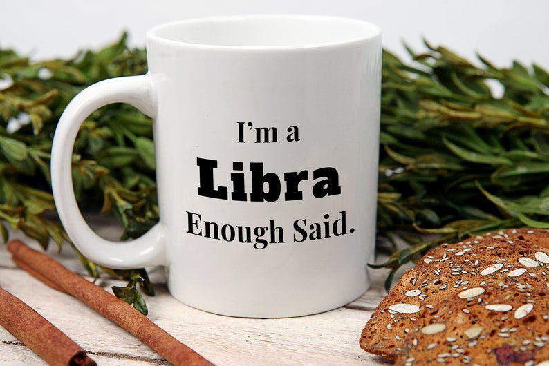 Personalized Libra Zodiac Custom Mug Birthday Gift, Sister Gift, Gifts