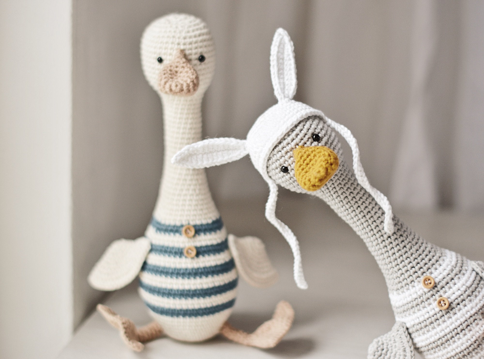 Crochet Pattern Goose Keychain, Duck Graphic by fabulousamigurumi ·  Creative Fabrica