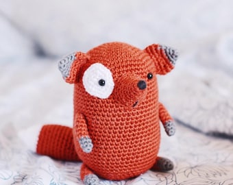 Fox Crochet Pattern, Tutorial for Beginners