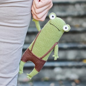 Frog Crochet Pattern, Amigurumi Frog PDF Tutorial