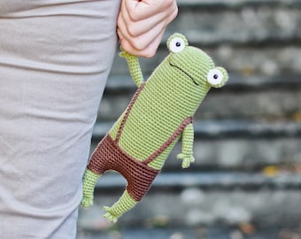 Frog Crochet Pattern, Amigurumi Frog PDF Tutorial