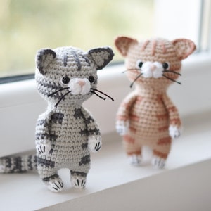 Crochet Striped Kitten Amigurumi Pattern