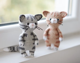 Crochet Striped Kitten Amigurumi Pattern