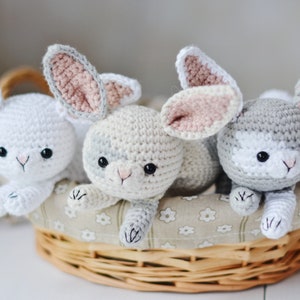 Easter Bunny Crochet Pattern, Crochet Bunny Amigurumi Tutorial PDF image 7