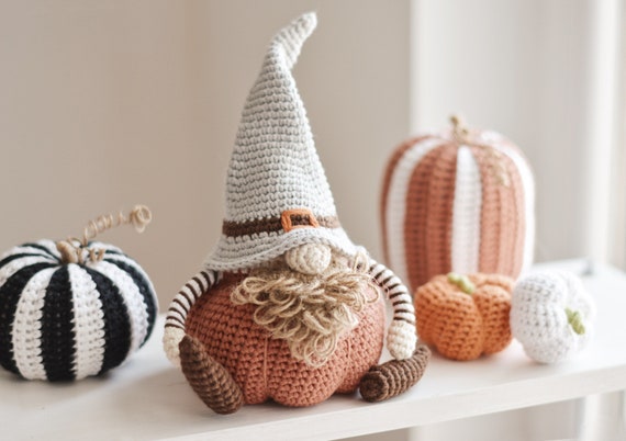 Fall Gnome Scarf - Sew Crafty Crochet
