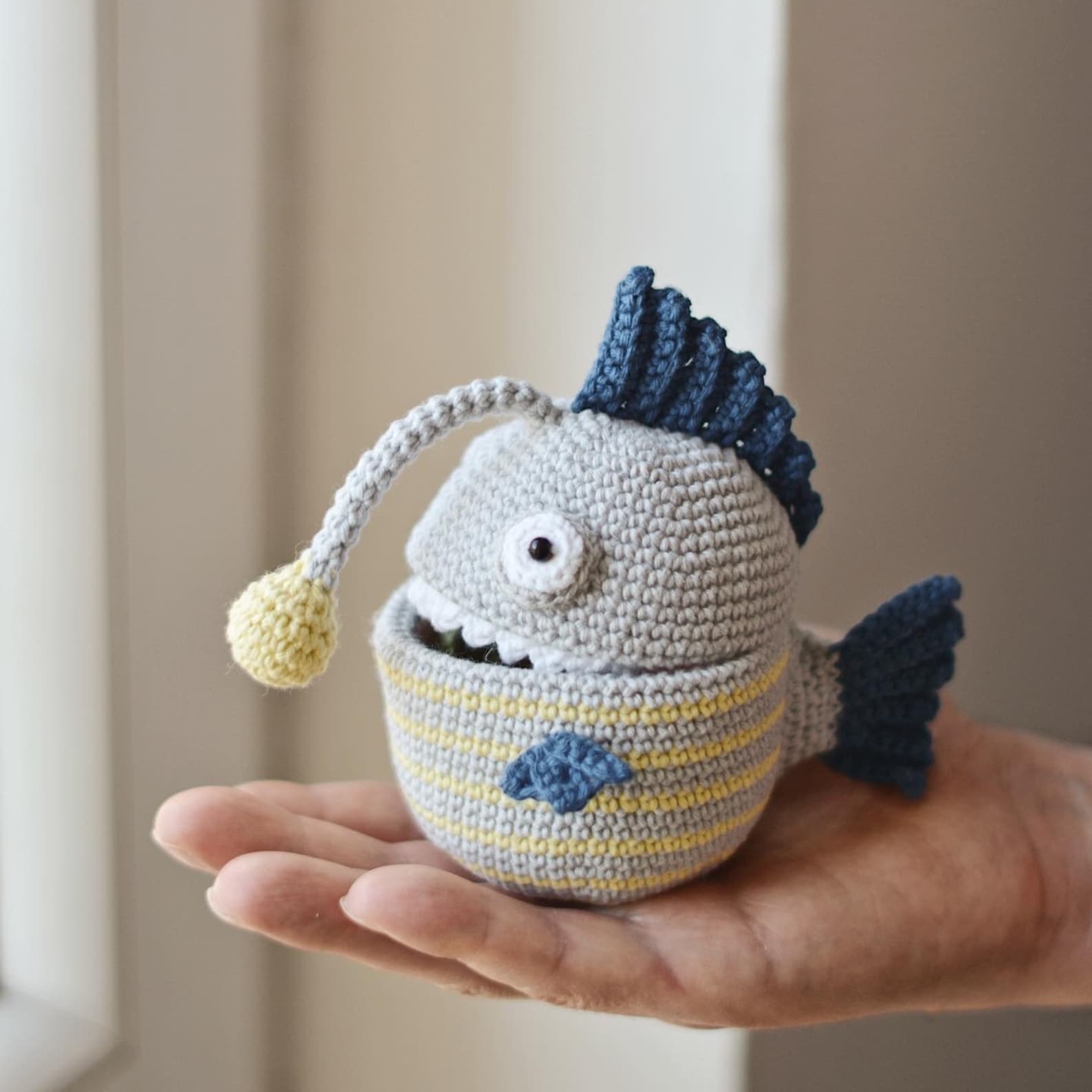 Anglerfish & Angelfish Crochet Pattern Crochet Fish Pattern Etsy
