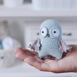 Owl Crochet Pattern, Bird Amigurumi, Crochet Owl Tutorial for Beginners