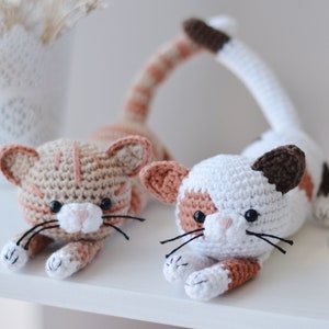 Crochet Calico Cat Pattern, Amigurumi Spotted Kitten Tutorial PDF image 7