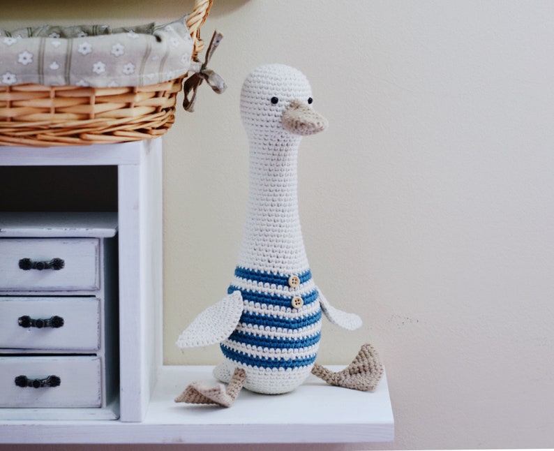 Гусь крючком схемы