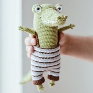 Crocodile and Frog Amigurumi - 2 in 1 Crochet Pattern PDF