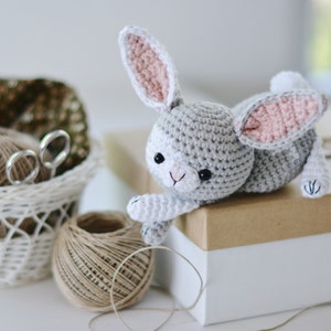 Easter Bunny Crochet Pattern, Crochet Bunny Amigurumi Tutorial PDF image 3